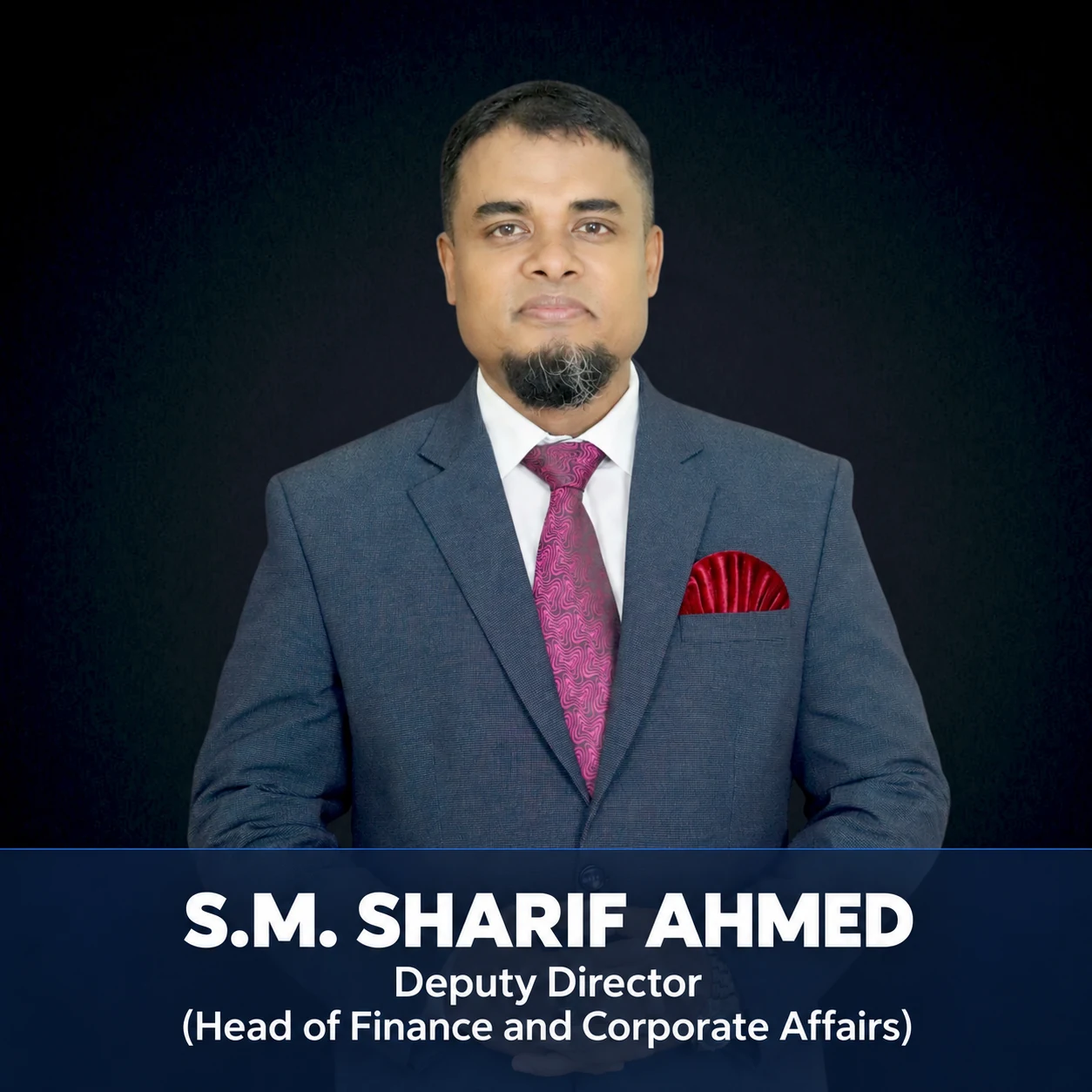 S.M. Sharif Ahmed — personal branding client