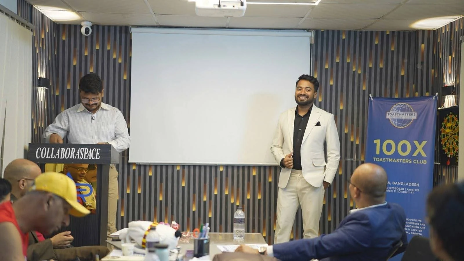 Shohag Fardin Oron at a Toastmasters gathering