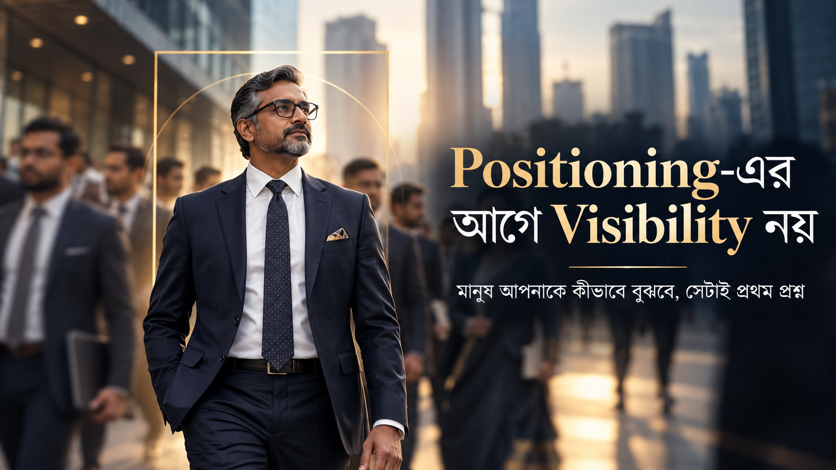 Personal Brand Positioning Before Visibility- Professional Expertise, Credibility and Strategic Visibility for Senior Professionals — Shohag Fardin Oron