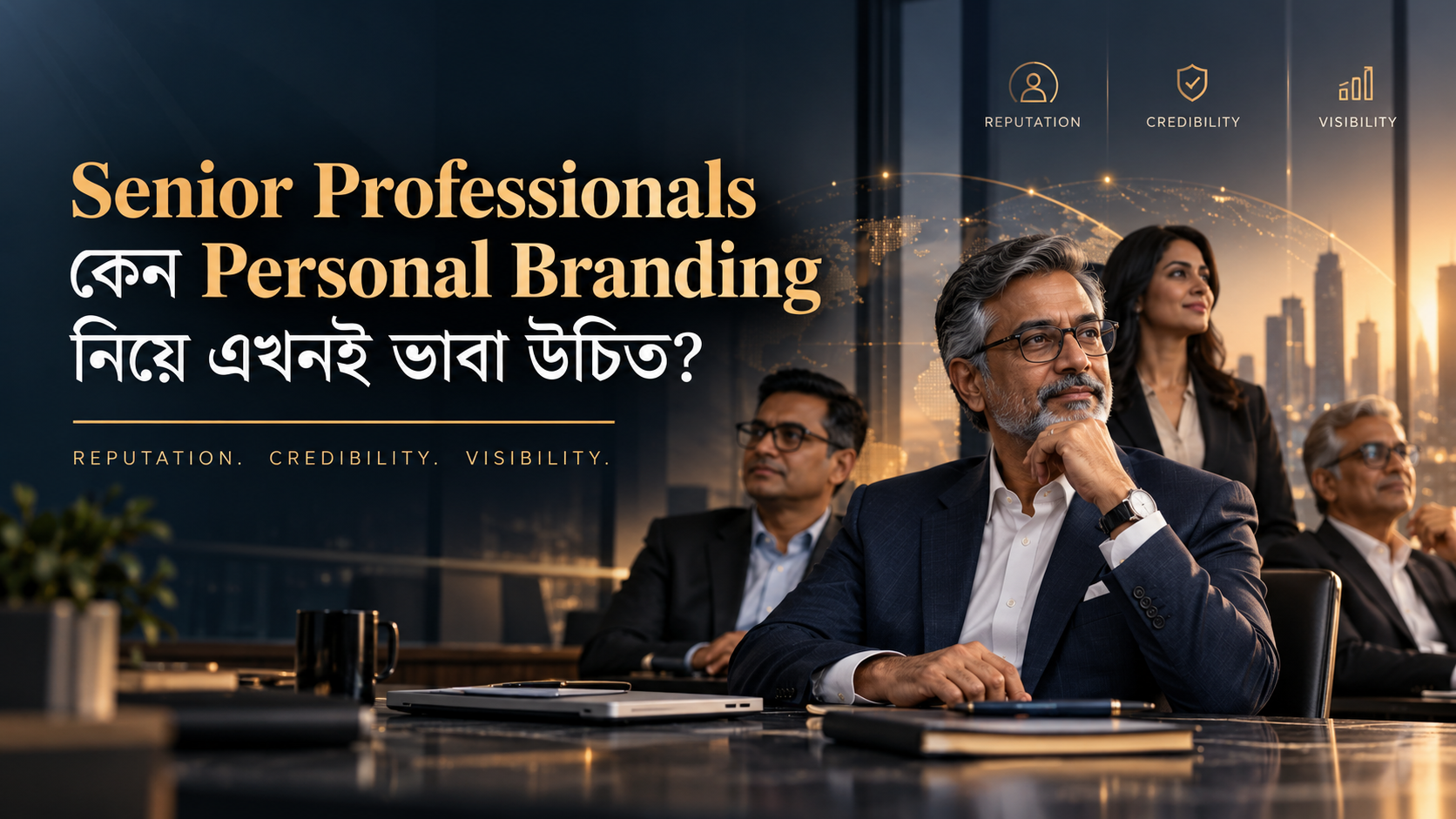 Senior Professionals-এর জন্য Personal Branding, reputation, credibility ও professional visibility — Shohag Fardin Oron