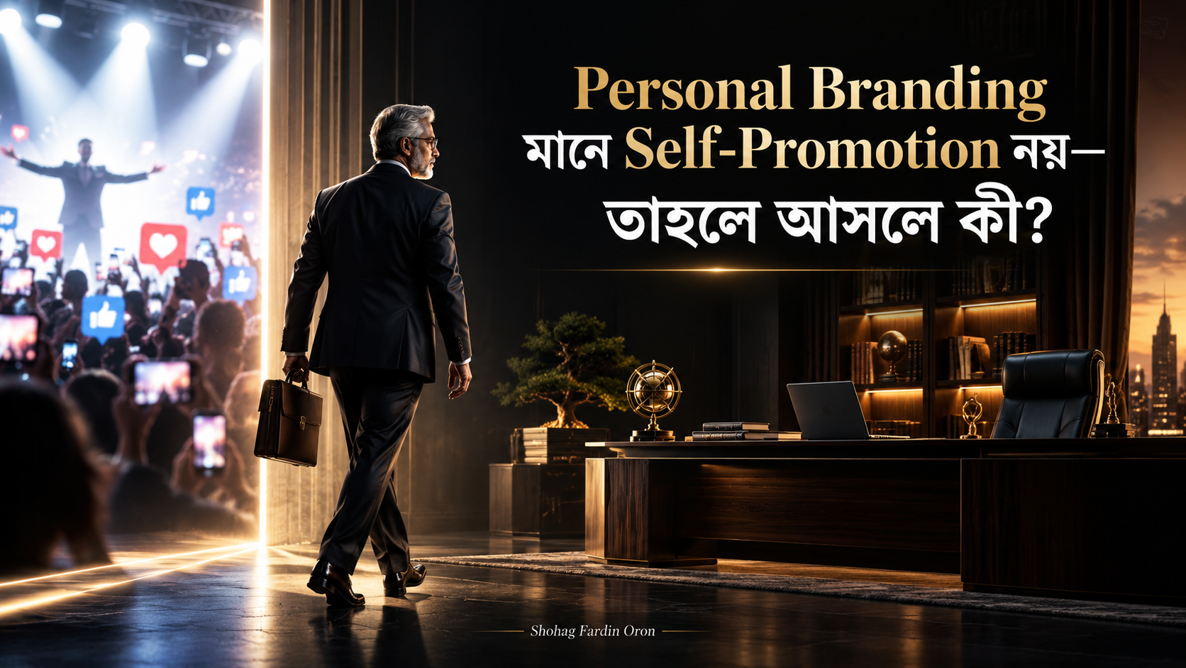 Personal Branding ও Self-Promotion-এর পার্থক্য এবং Senior Professionals-এর Credibility ও Reputation — Shohag Fardin Oron